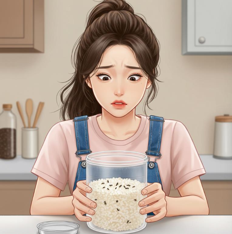 쌀에 생긴 작은 쌀벌레 해결법
