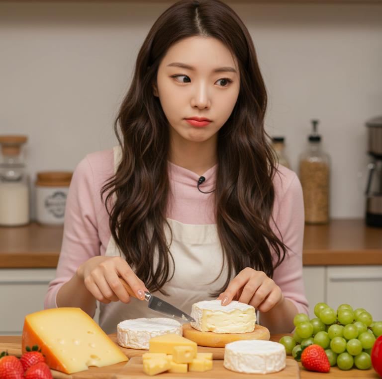 치즈 표면에 생기는 하얀 가루