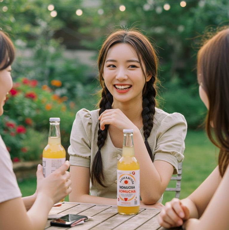 콤부차 표면에 떠 있는 하얀 막 정체