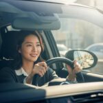운전중인 여성