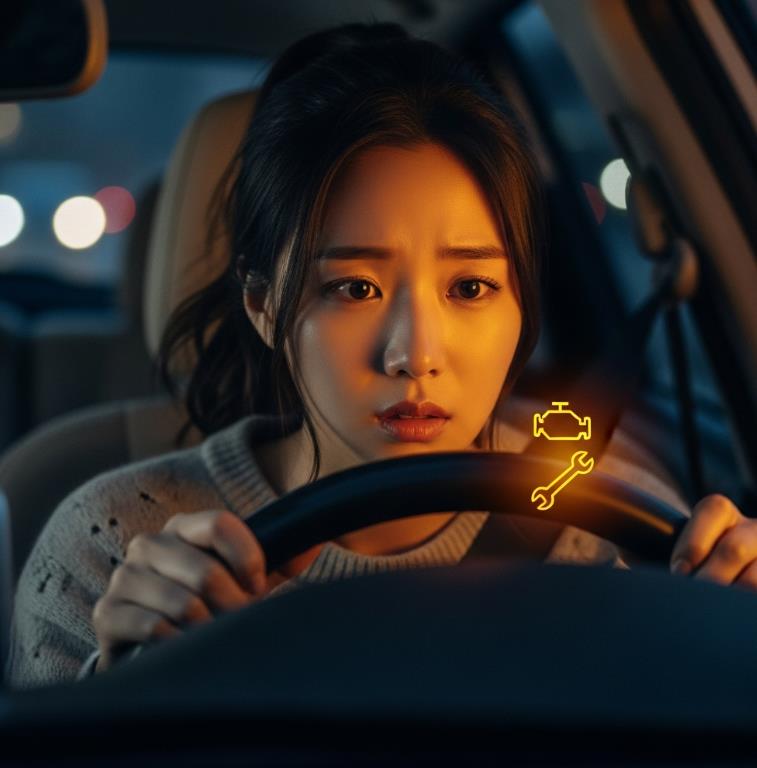 차량 에어백 경고등