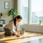 바닥 청소 후에도 먼지가 금방