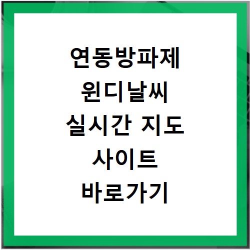 연동방파제 윈디날씨 실시간 지도 사이트 바로가기